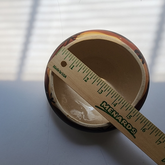 Vintage hand painted succulent pottery - Picture 5 of 11